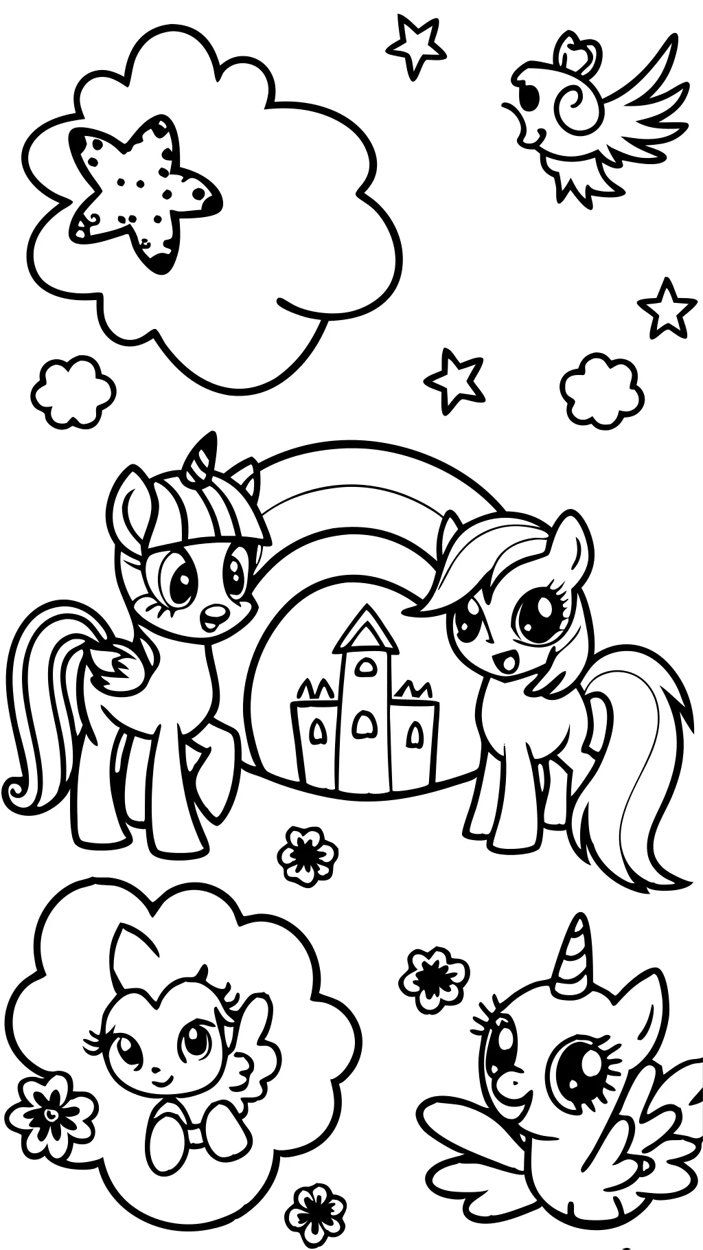 my little pony coloring pages pdf